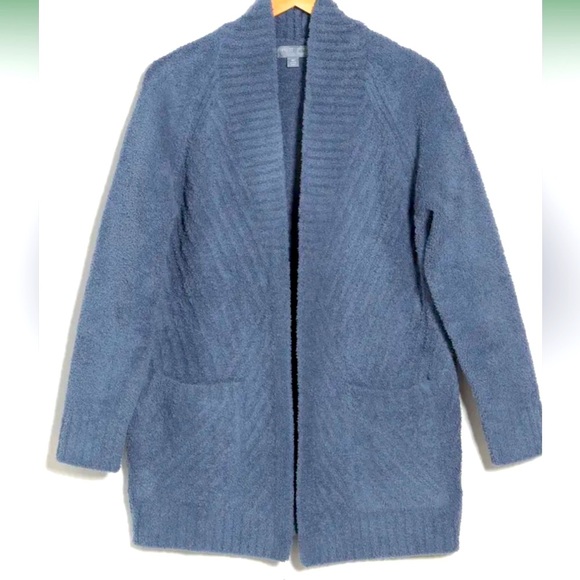 NWOT BAREFOOT DREAMS WOMANS COZYCHIC RIBBED CARDIGAN - Picture 3 of 3